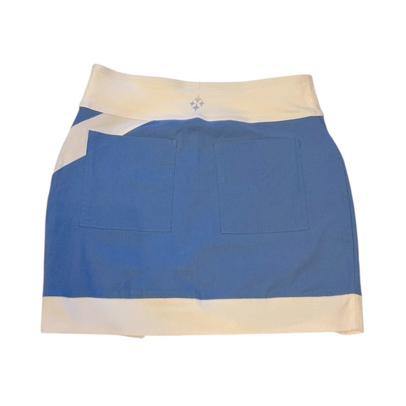 Jofit Lightweight Vortex Slimmer Skort in French Blue and White- Size S - Picture 2 of 5